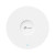 Various TP-Link Omada AX6000 Ceiling Mount Dual-Band Wi-Fi 6 Ultra Range Access Point, white ceiling-mounted device with TP-Link logo in the center and a small blue indicator light