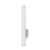 Various Ubiquiti U6-Mesh-Pro UniFI 6 Mesh Pro Indoor/Outdoor WiFi 6 Access Point with Passthrough, front view of the sleek, elongated device with a white finish and mounting bracket.