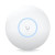 Various Ubiquiti U6+ (U6-Plus) Long Range Wi-Fi 6 Wireless Access Point, front view of the white, spherical device with a circular LED indicator in the center.