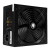 Various GAMEMAX RPG Rampage 700W PSU, front view of power supply with 140mm ultra silent fan and flat black cables.