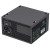 Various EVO LABS BR750-12BL 750W PSU, image showing a black power supply unit with a 120mm silent fan, improved ventilation, non-modular design, high efficiency, PFC certification, and CE compliance.