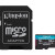 Various Kingston Canvas Go! Plus SDCG4/256GB 256GB Micro SD Card, UHS-1 (U3), with packaging and card visible in the image.