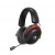 Various Marvo Scorpion HG9076W Tactic X Pro Wireless Bluetooth USB-C RGB Gaming Headset (Black), Gaming headset with over-ear design, microphone, and RGB lighting on ear cups.