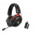 Various Marvo Scorpion HG9076W Tactic X Pro Wireless Bluetooth USB-C RGB Gaming Headset (Black), black and red gaming headset with attached microphone and USB-C dongle for immersive gaming audio.