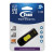 Various Team C145 32GB USB 3.0 Yellow USB Flash Drive, front view of the product packaging with the USB drive inside