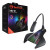 Various Marvo Scorpion MIC-01 RGB USB Powered Flexible Gaming and Streaming Microphone, sleek black microphone with colorful RGB lighting, adjustable arm, and USB connection