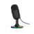 Various Marvo Scorpion MIC-06 Blast 40 USB RGB Noise Cancelling Wired Microphone in Black, close-up of the microphone on its stand with RGB lighting at the base.