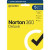 Various Norton 360 Deluxe 2022 Antivirus Software for 5 Devices, 1-year Subscription, Includes Secure VPN, yellow packaging with Norton logo and check mark icon.
