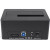 Various Maiwo 2.5 / 3.5-inch USB 3.0 Hard Drive Dock, front view showcasing the black compact design with slot for hard drives.