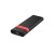Various Verbatim Store 'n' Go M.2 NVMe SSD Enclosure Kit USB 3.2 Gen 2, black portable external SSD enclosure with red accents for M.2 NVMe drives.