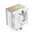 Various DeepCool AK700 DIGITAL WH CPU Cooler, white color with 1 x 120mm fan, 7 advanced copper heatpipes, compatible with Intel and AMD processors, front view