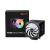 be quiet! Pure Rock Pro 3 LX CPU Cooler, black with white fan, featuring universal socket compatibility, 2 Light Wings fans running at 2000RPM, low noise level of 34.8dB(A), and capable of handling 250W TDP.