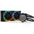 Various be quiet! Pure Loop 2 FX AiO Liquid CPU Cooler, Universal Socket, 240mm Radiator, with dual RGB fans and radiator with attached pump and tubing.