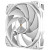 Various Antec NOVA 120 PWM Fan, White, High-Performance Cooling with Fluid Dynamic Bearing, Precise Three-Phase Speed Control, front view showing airflow blades and sleek design.