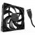 be quiet! Silent Wings Pro 4 PWM Black Fan, 140mm, 2400RPM, 4-Pin PWM Fan Connector, Black Frame, Black Blades