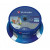 Various Verbatim BD-R SL Datalife 25GB 6X 25 Pack Spindle Wide Printable NO ID, round blue spindle of 25 blank Blu-ray discs for data storage