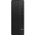Various HP Pro 290 G9 Small Form Factor Desktop PC, front view showing black compact design with multiple USB ports and power button