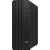 Various HP Pro 290 G9 Small Form Factor Desktop PC, front view showing black compact design with multiple ports and slim profile.
