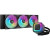 Various DeepCool LE360 V2 360mm Liquid CPU Cooler, triple 120mm ARGB fans with colorful lighting, anti-leak technology, and quiet high-performance pump for optimal CPU cooling.