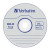 Various Verbatim BD-R SL Datalife 25GB 6X 50 Pack Spindle No ID, top view of a blank blank Blu-ray disc with Verbatim branding and storage specifications