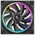 Various DeepCool FL12 120mm PWM Fan, high-performance computer cooling fan with ARGB lighting and fluid dynamic bearing, featuring multicolor LED lights, 36 ARGB LEDs, 500-2150 RPM speed, 55 CFM airflow, ideal for gaming and PC builds.