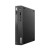 Various Lenovo ThinkCentre neo 50q G4 12LN000AUK Mini PC, Intel Core i5-13420H 13th Gen, 8GB RAM, 256GB SSD, Windows 11 Pro with Keyboard and Mouse, side view of the compact black desktop computer.