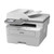 Brother MFC-L2980DW Professional Compact All-in-One Mono Laser Multifunction Printer, white and gray color with touchscreen display and paper input tray.