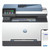 HP Color LaserJet Pro 3302fdw A4 4-in-1 Wireless Color Laser Printer, front view showing the touchscreen control panel and paper output tray.