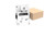Lexmark 20N0W00 Toner Waste Box, image showing the toner waste container alongside a brown cardboard box.