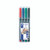 Staedtler Lumocol OHP Pens AST PK4