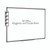 Bi-Office Mag Whtbrd 600X450MM Alum