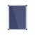 Glazed Noticeboard BLU Felt 900X1200
