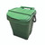 Kitchen Waste Bin W/Lid 40L Green