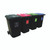 Vfm Wheelie Bins 240L Color Lids PK4