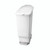 Slim White Pedal Bin 40L 382649