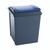 Vfm Recycling Bin GRY/Blue Lid 50L