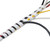 D-Line White Cable Tidy Wrap 2.5M