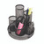 5 Compartment Mesh Desk Tidy BLK