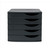 Desktop 5 Drawer Set A4 Black