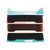 CW Office Skandi Letter Tray Ast. Col PK 4, a set of four colorful plastic letter trays stacked vertically in pastel shades of blue, pink, peach, and turquoise, designed for organizing letters and documents in an office.