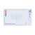 CW Office Poly Bubble Envelopes Medium PK10, white poly bubble mail bag with printed labels for sender and recipient information, suitable for mailing and shipping.