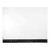 CW Office Environment Wpf Polythene Plastic Sheet, front view of a 590x430mm clear polythene plastic sheet with black sealing along the bottom edge, pack of 100.