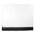 CW Office Dx Wpf Bags Sseal WHT 450X320 PK100, image of a pack of packing bags in white color with black sealing strip at the bottom.