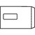 CW Office C5 Window Pkt Env Sseal WHT PK500, white window envelope security seals in a rectangular package with a peel-op opening tab.