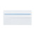 CW Office Q-Connect DL Env Plain Psl WHT P500, image of a plain white DL envelope with a blue security tint strip