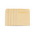 Product CW Office Q-Connect Env Wage Plain Ss PK1000, set of five plain beige envelopes for office or mailing use.