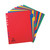 CW Office Elba A4 Ext Wide 10PT Press Brd Div, colorful dividers for organization and filing.