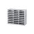 CW Office Fellowes Lit Org 24 A4 Cmprt Dve GRY, gray multi-compartment paper organizer with multiple shelves for office use.