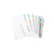 CW Office Concord Jan Dec Multicolour Index, image of colorful organizational index dividers for planners or binders.