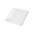 CW Office Concord PVC Index A4 1 To 20 GREY, a white plastic index sheet with numbered tabs from 1 to 20 for organizing documents in a grey color.